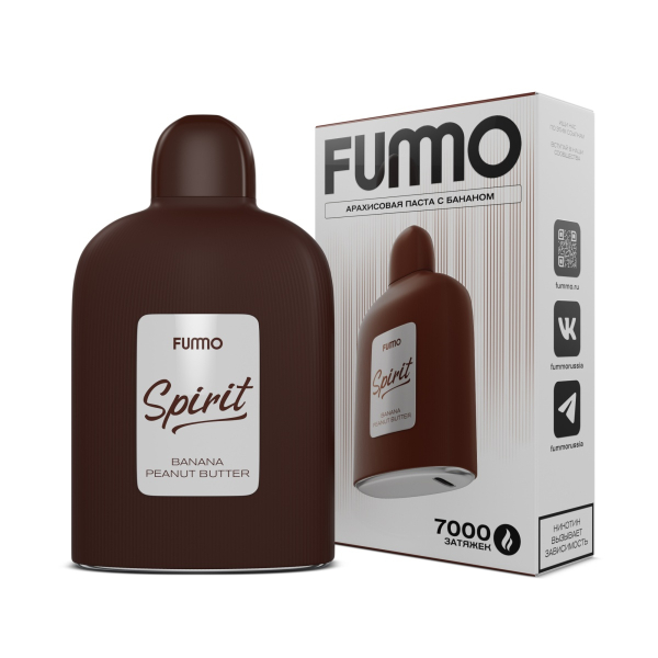 Электронка Fummo Spirit Арахисовая Паста С Бананом  в Новосибирске