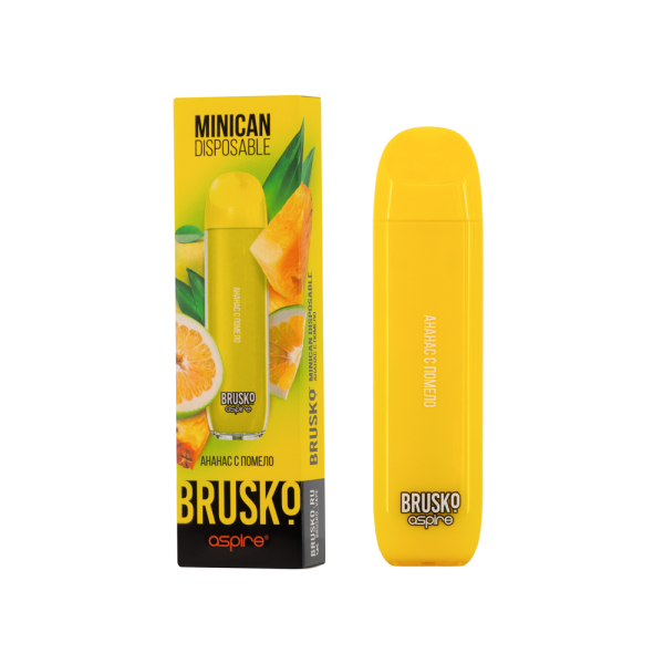 Электронка Brusko Minican Ананас С Помело (1500 Затяжек) в Новосибирске