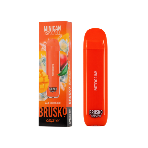 Электронка Brusko Minican Манго Со Льдом (1500 Затяжек) в Новосибирске