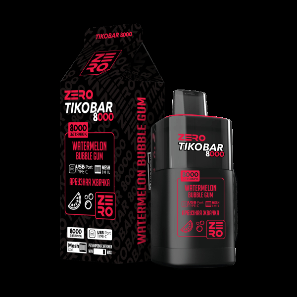 Электронка Tikobar Zero Арбузная Жвачка 8000 Затяжек в Новосибирске