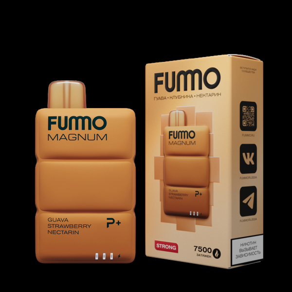 Электронка Fummo Magnum Гуава Клубника Нектарин (7500 Затяжек) в Новосибирске