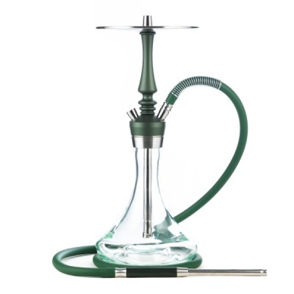 Кальян Hoob Mars Pro Mini British Racing Green Stainless Steel в Новосибирске