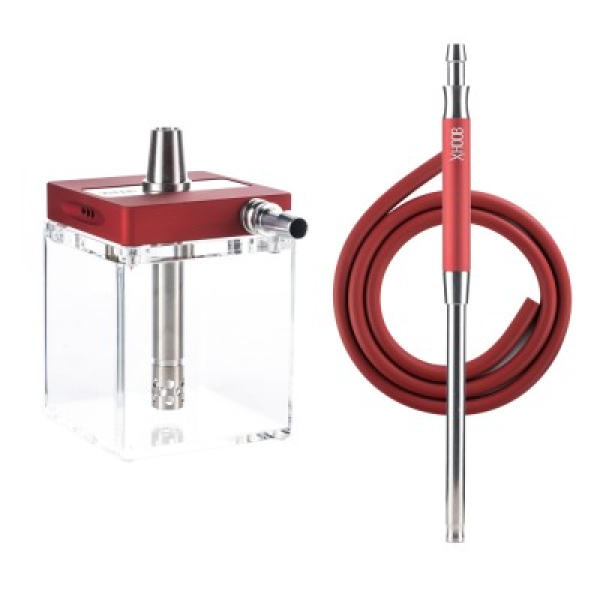 Кальян Hoob Subatom Wine Red Stainless Steel в Новосибирске