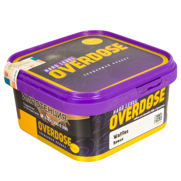 Табак Overdose Waffles  200 грамм в Новосибирске