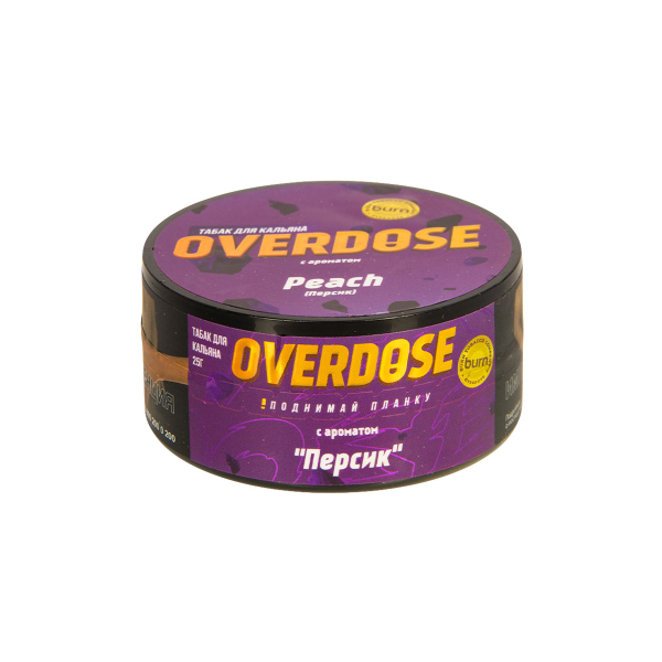 Табак Overdose Peach  25 грамм в Новосибирске