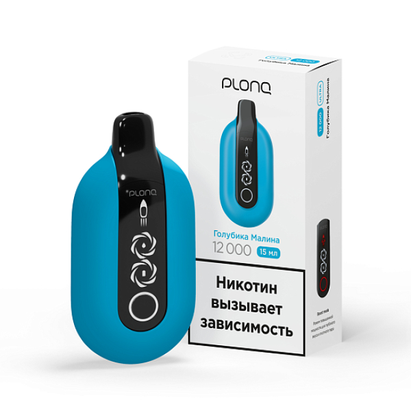 Электронка Plonq Ultra 12000 Голубика Малина в Новосибирске