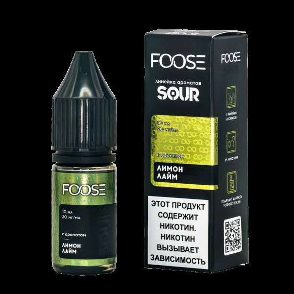 Жидкость Foose Sour Лимон Лайм 10 Мл в Новосибирске