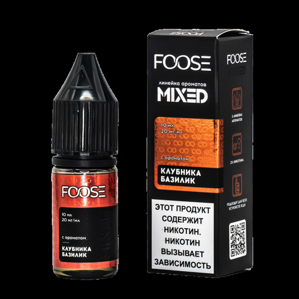 Жидкость Foose Mixed Клубника Базилик 10 Мл в Новосибирске
