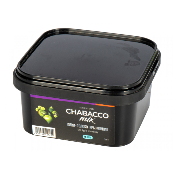 Смесь Chabacco Mix Medium Kiwi Apple Gooseberry  200 гр в Новосибирске