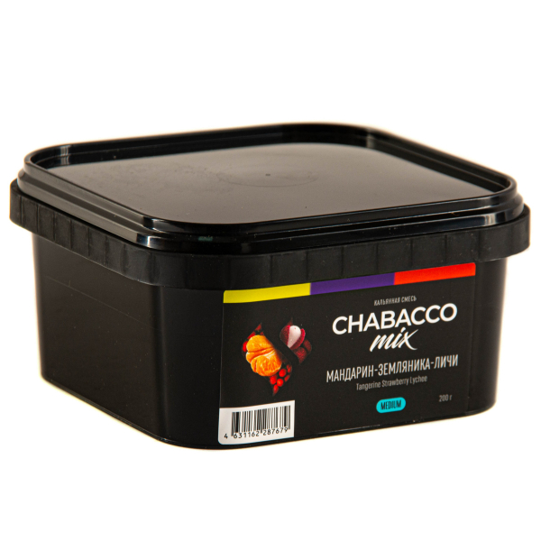 Смесь Chabacco Mix Medium Tangerine Strawberry Lychee  200 гр в Новосибирске