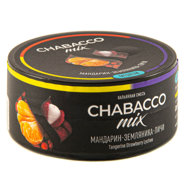 Смесь Chabacco Mix Medium Tangerine Strawberry Lychee  25 гр в Новосибирске