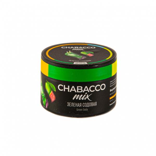 Смесь Chabacco Mix Medium Green Soda  50 гр в Новосибирске