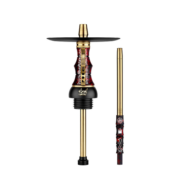 Кальян Alpha Hookah Beat Vndl Red Тонированная Колба  в Новосибирске