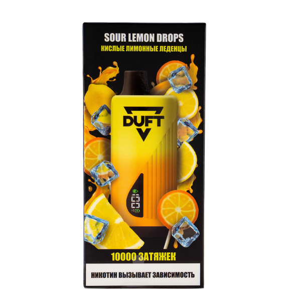 Электронка Duft Sour Lemon Drops (10000 Затяжек) в Новосибирске