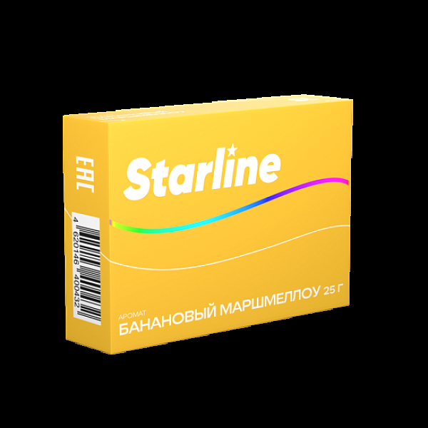 Табак Starline Банановый Маршмеллоу  25 грамм в Новосибирске