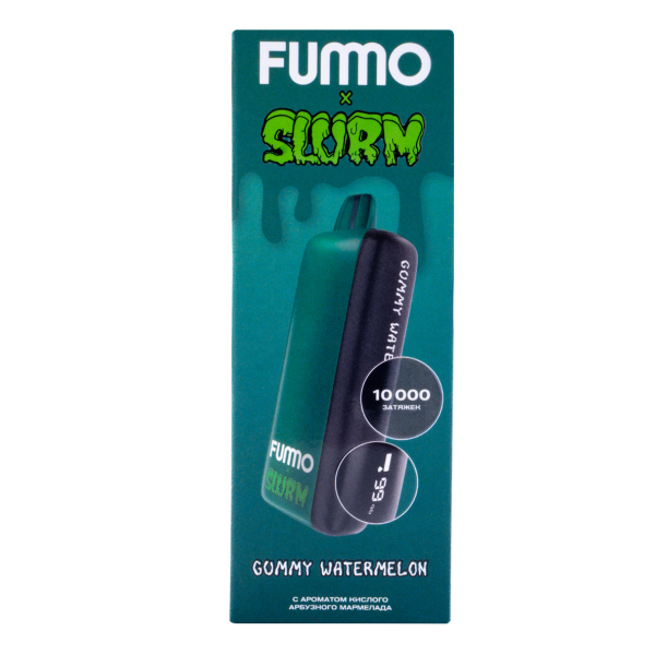 Электронка Fummo Indic Slurm Кислый Арбузный Мармелад (10 000 Затяжек) в Новосибирске