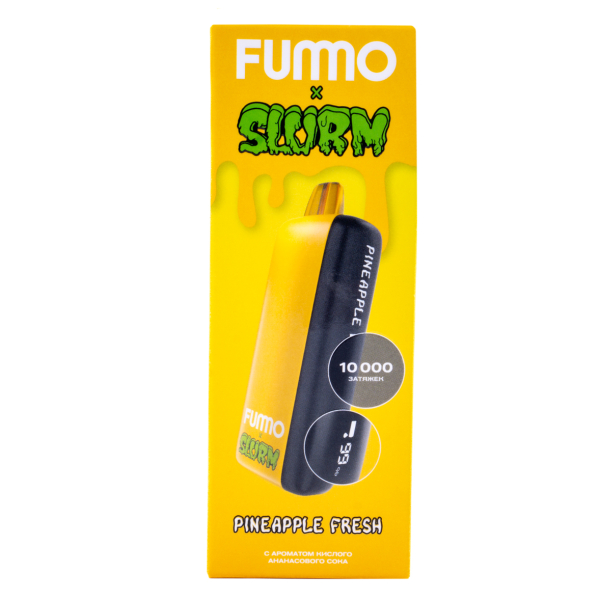 Электронка Fummo Indic Slurm Кислый Ананасовый Сок (10 000 Затяжек) в Новосибирске