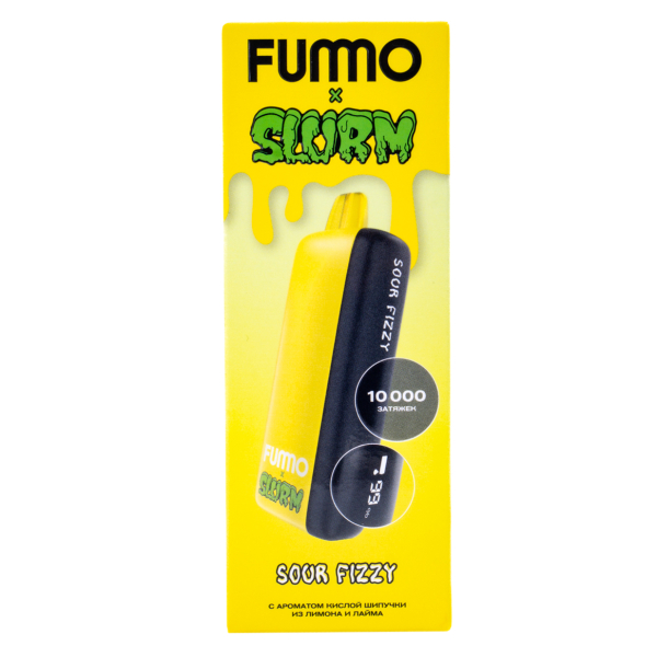 Электронка Fummo Indic Slurm Кислая Шипучка Из Лимона И Лайма (10 000 Затяжек) в Новосибирске