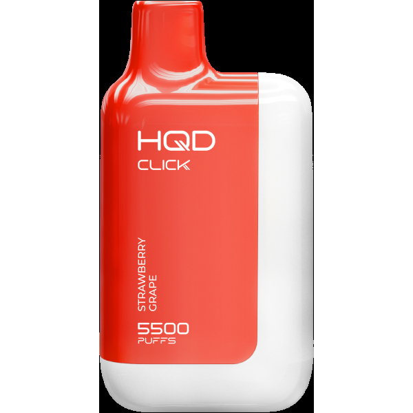 POD-система Hqd Click Устройство + Картридж Клубника Виноград (5500 Затяжек) в Новосибирске