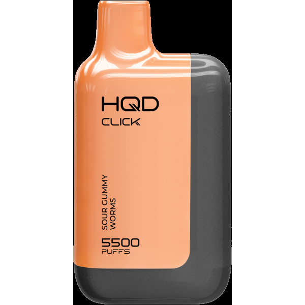 POD-система Hqd Click Устройство + Картридж Кислые Мармеладные Червячки (5500 Затяжек) в Новосибирске