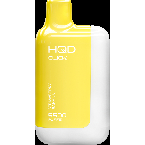 POD-система Hqd Click Устройство + Картридж Клубника Банан (5500 Затяжек) в Новосибирске