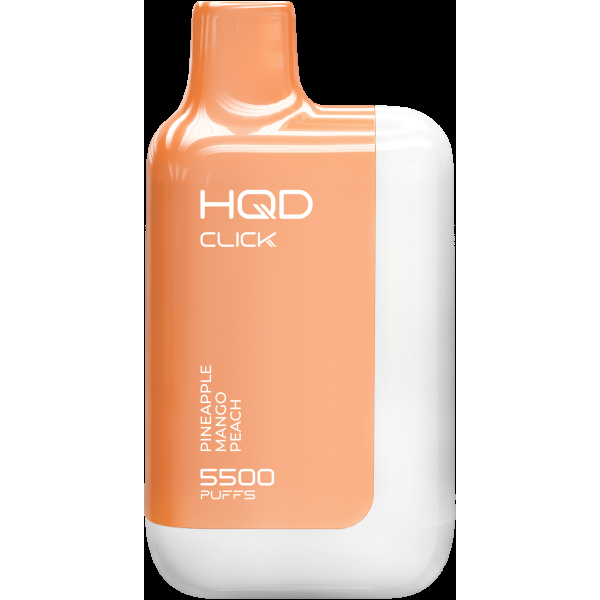 POD-система Hqd Click Устройство + Картридж Ананас Манго Персик (5500 Затяжек) в Новосибирске