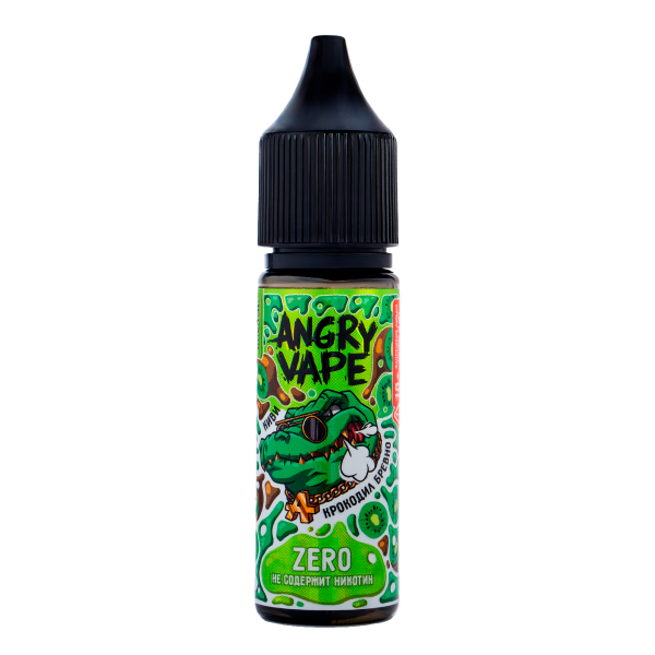 Жидкость Angry Vape Zero Крокодил Бревно 30 Мл в Новосибирске