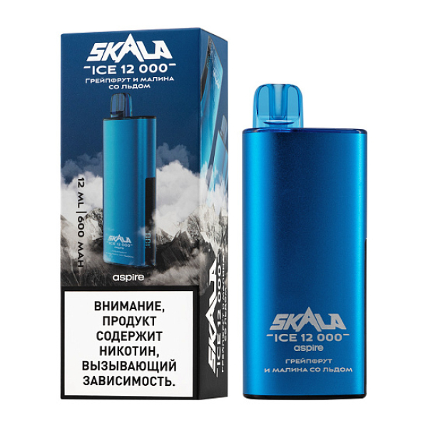 Электронка Skala Ice 12000 Грейпфрут И Малина Со Льдом в Новосибирске
