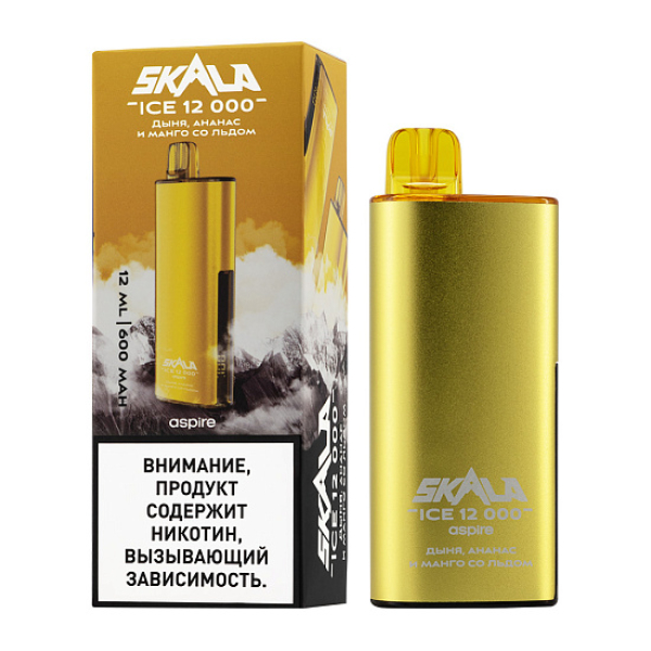 Электронка Skala Ice 12000 Дыня,Ананас И Манго Со Льдом в Новосибирске