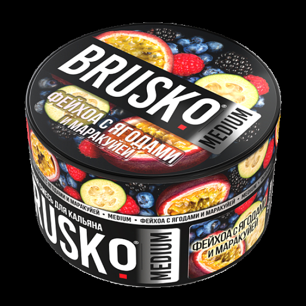 Смесь Brusko Фейхоа С Ягодами И Маракуйей (Medium)  250 гр в Новосибирске