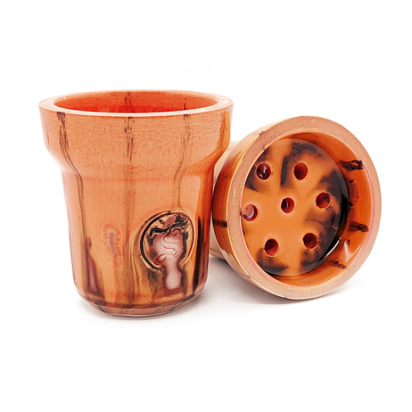 Чаша St Bowls Phunnel Glaze Оранжевая С Полосками в Новосибирске