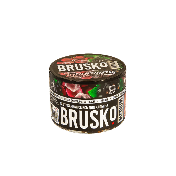 Смесь Brusko Medium Красный Виноград И Чёрная Смородина Со Льдом  50 гр в Новосибирске