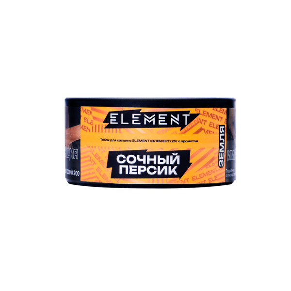 Табак Element Земля Rich Peach 25 грамм в Новосибирске