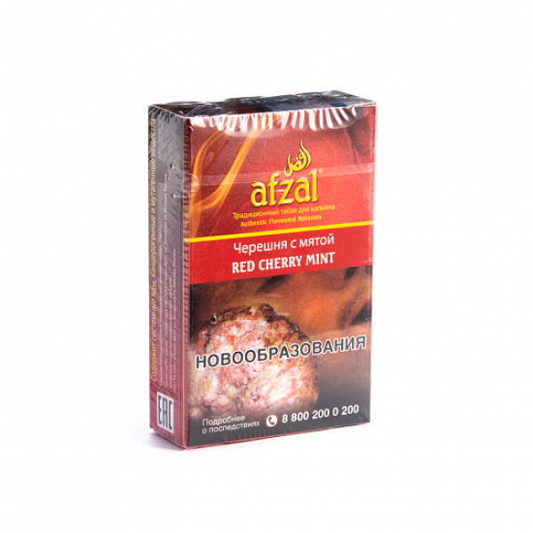 Табак Afzal Red Cherry Mint 40 грамм  в Новосибирске