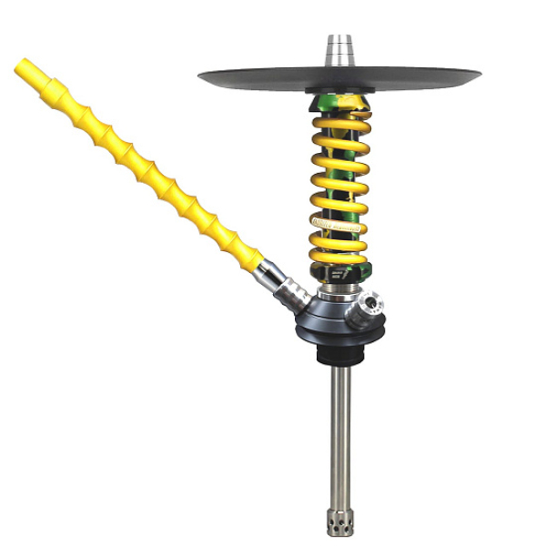 Кальян Mamay Customs Coilovers Micro Зелено Золотой Сплеш  в Новосибирске
