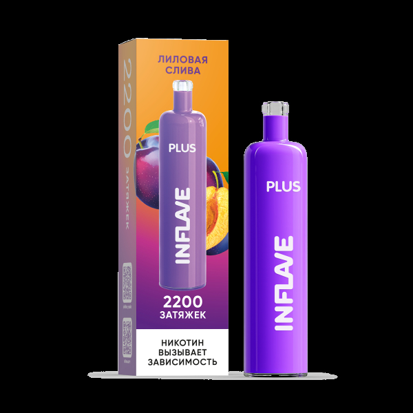 ЭСДН Inflave Plus Лиловая Слива 2200 затяжек в Новосибирске