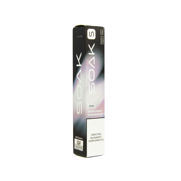 ЭСДН SOAK S Ice Cream Coconut 3500 тяг в Новосибирске