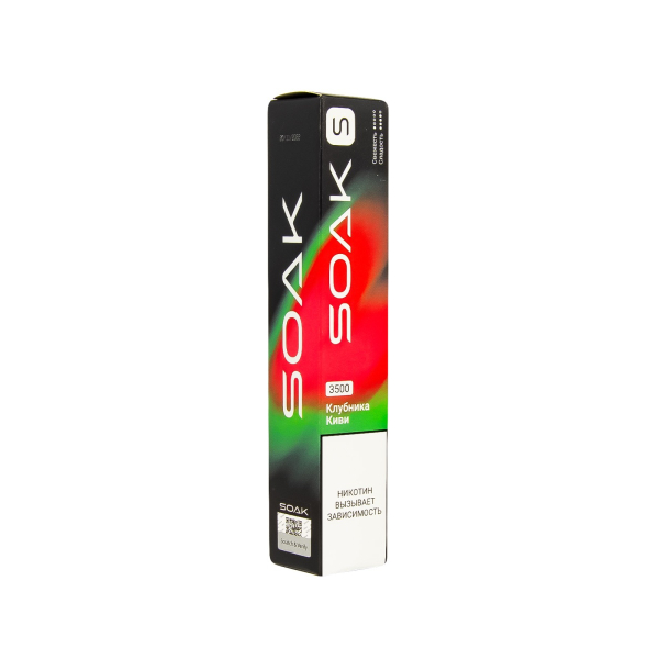 ЭСДН SOAK S Strawberry Kiwi 3500 тяг в Новосибирске