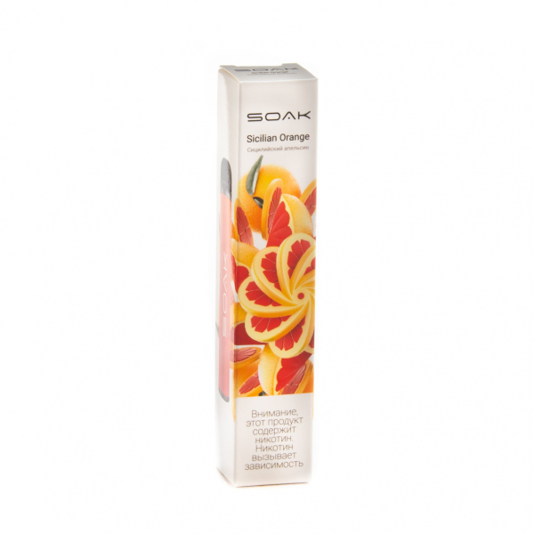 ЭСДН SOAK X Sicilian Orange 2200 тяг в Новосибирске