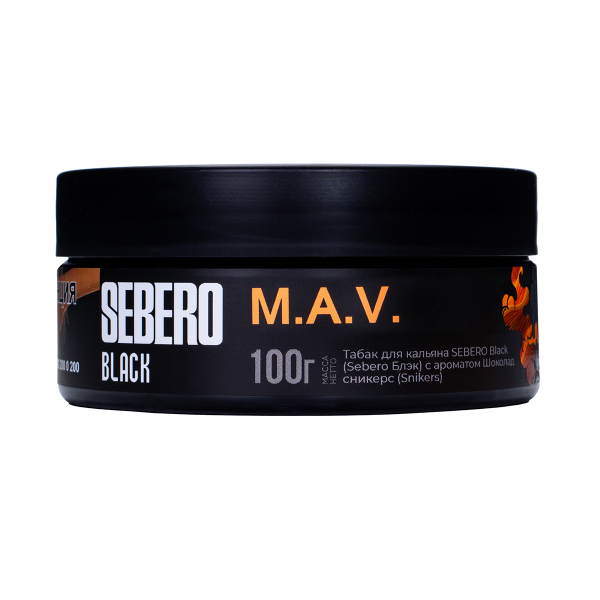 Табак Sebero Black M.a.v. 100 грамм в Новосибирске
