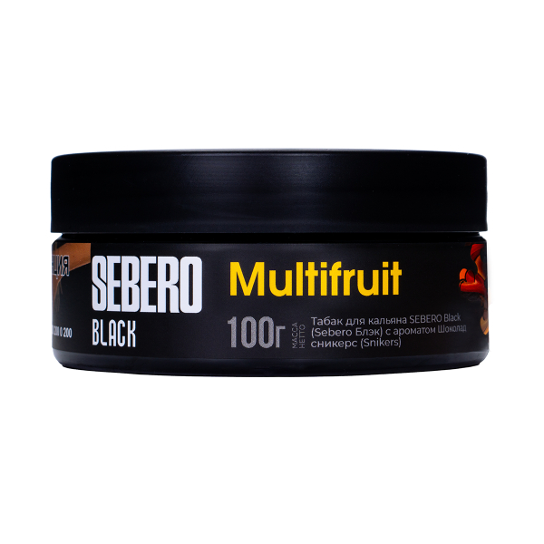 Табак Sebero Black Multifruit 100 грамм в Новосибирске