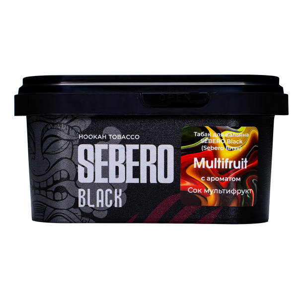 Табак Sebero Black Multifruit 200 грамм в Новосибирске