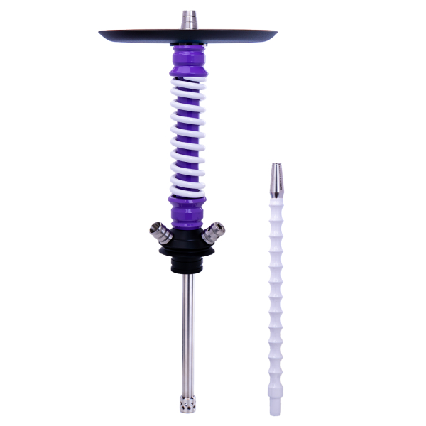 Кальян Mamay Customs Coilovers Mini Сиренево Белый в Новосибирске