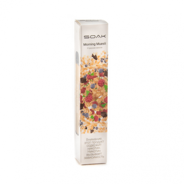 Электронная сигарета Soak X Morning Muesli 2200 в Новосибирске