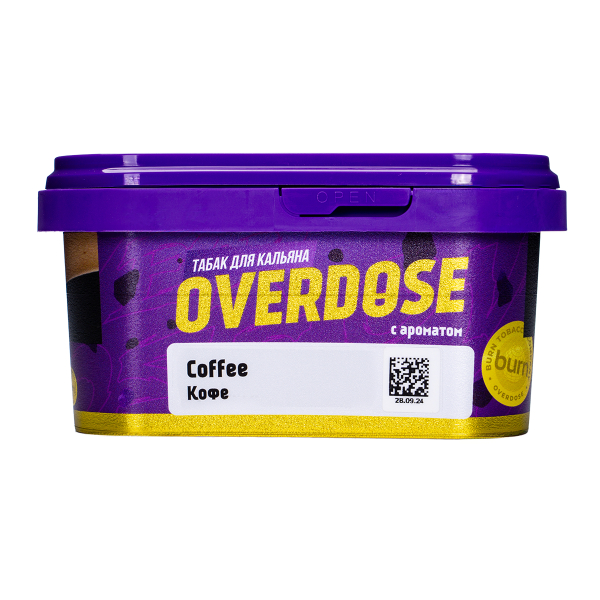Табак Overdose Coffee 200 грамм в Новосибирске