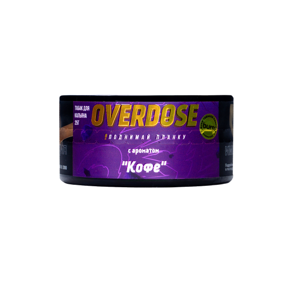 Табак Overdose Coffee 25 грамм в Новосибирске