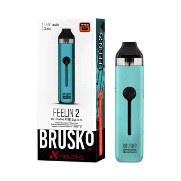 POD-система Brusko Feelin 2 Мятный в Новосибирске