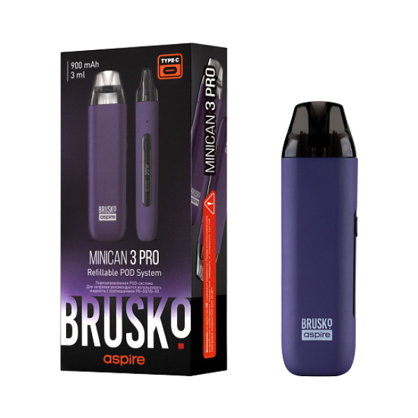 POD-система Brusko Minican 3 Pro фиолетовый в Новосибирске