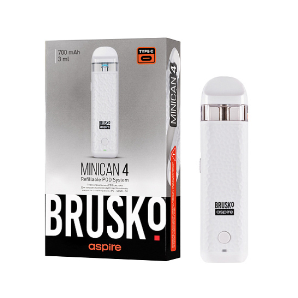 POD-система Brusko Minican 4 Белый в Новосибирске