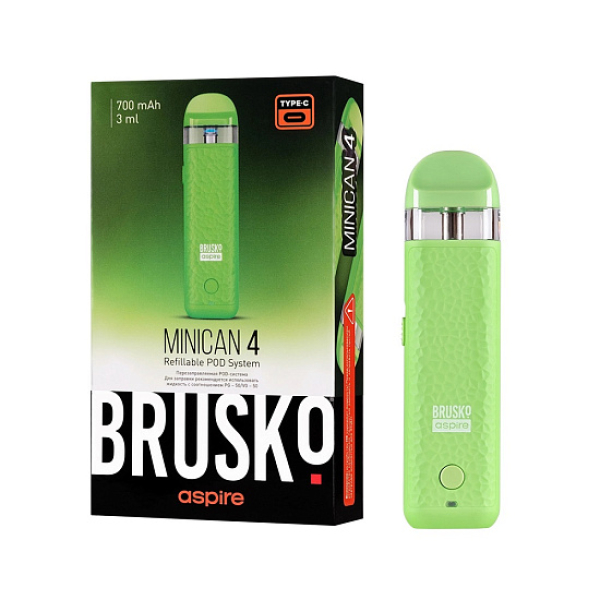 POD-система Brusko Minican 4 Зелёный в Новосибирске